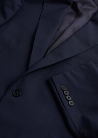 Paul Stuart Navy Summer Wool Blazer, thumbnail 2