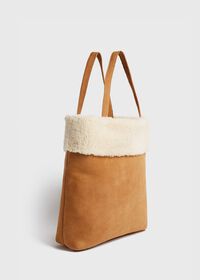 Paul Stuart Shearling Tote, thumbnail 2