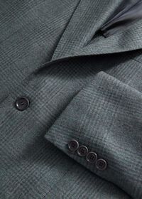 Paul Stuart Sage Tonal Plaid Flannel Suit, thumbnail 3