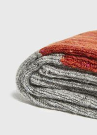 Paul Stuart Donegal Wool and Cotton Color Block Socks, thumbnail 2