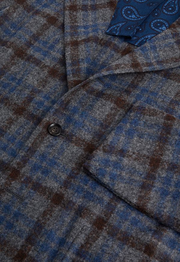 Paul Stuart Grey Plaid Blazer, image 2