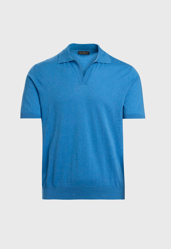 Paul Stuart Open Collar Cotton Polo, image 1