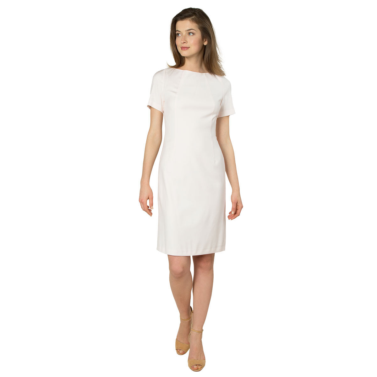 Short sleeve shift dress on sale