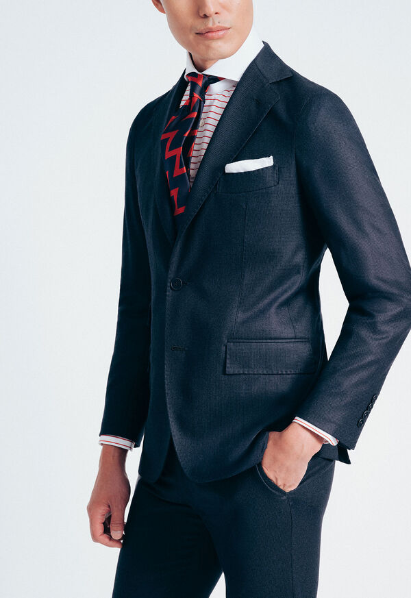 Paul Stuart Mini Houndstooth Wool Flannel Suit, image 9