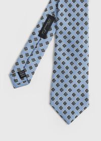 Paul Stuart Printed Hand Block Silk Tie, thumbnail 1