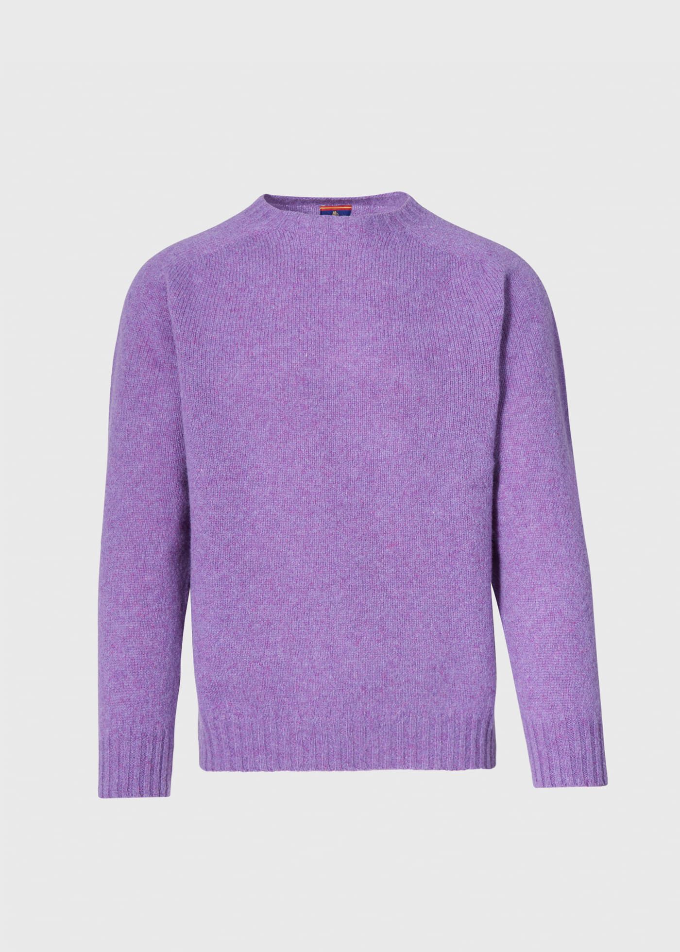 Shetland Wool Crewneck Sweater