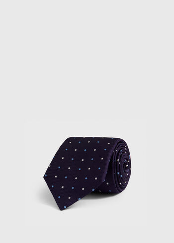 Paul Stuart Silk&nbsp;Woven Dot Tie
