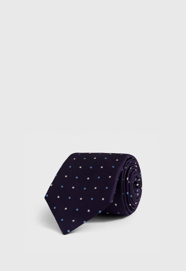 Paul Stuart Silk&nbsp;Woven Dot Tie, image 1