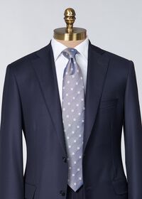 Paul Stuart Silk Jacquard Spaced Diamond Tie, thumbnail 2