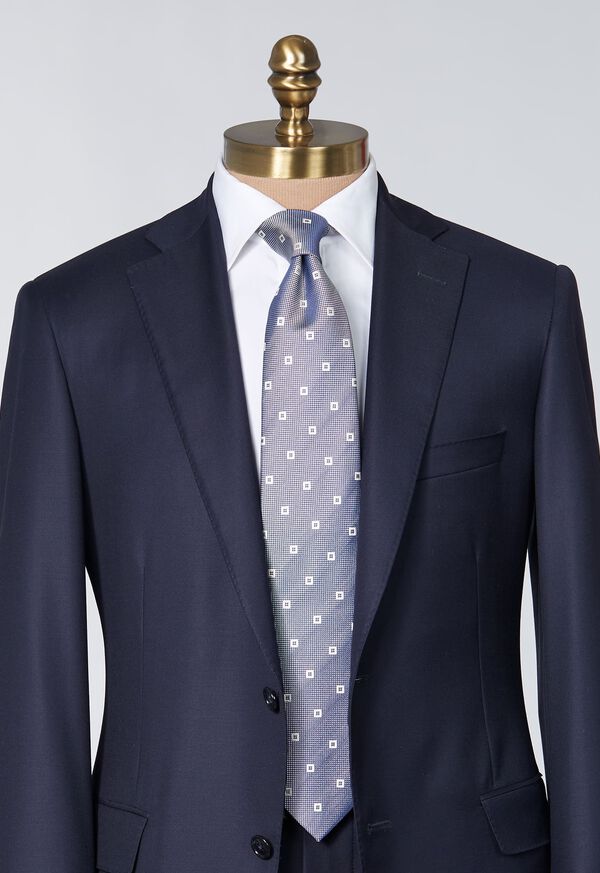 Paul Stuart Silk Jacquard Spaced Diamond Tie, image 2