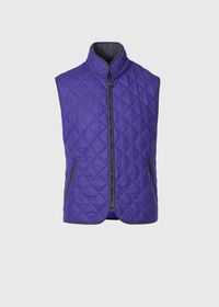 Paul Stuart Quilted Wool Flannel Vest, thumbnail 1