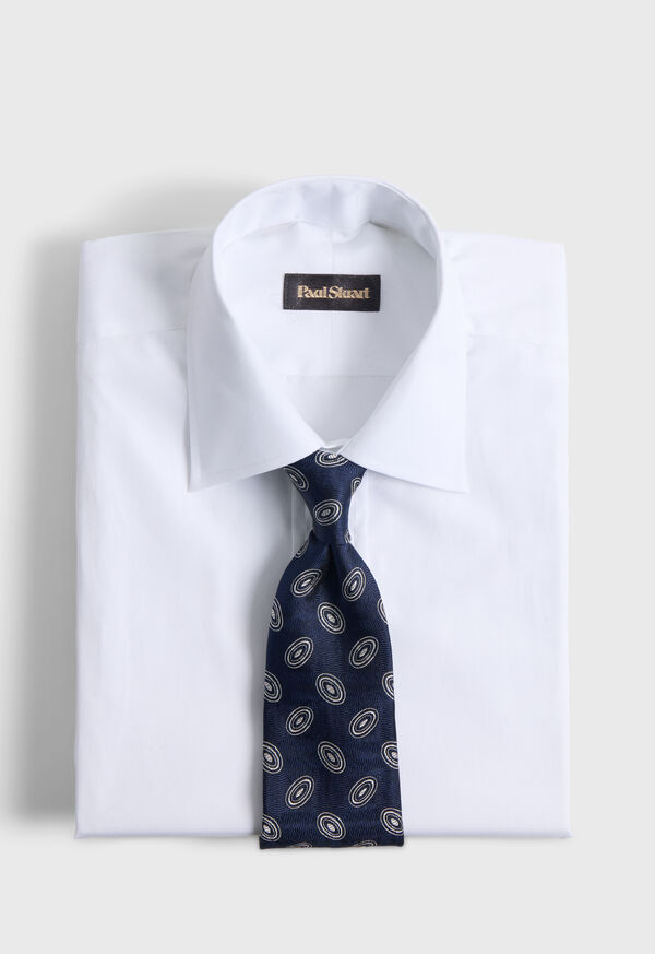 Paul Stuart Woven Silk Oval Deco Tie, image 2