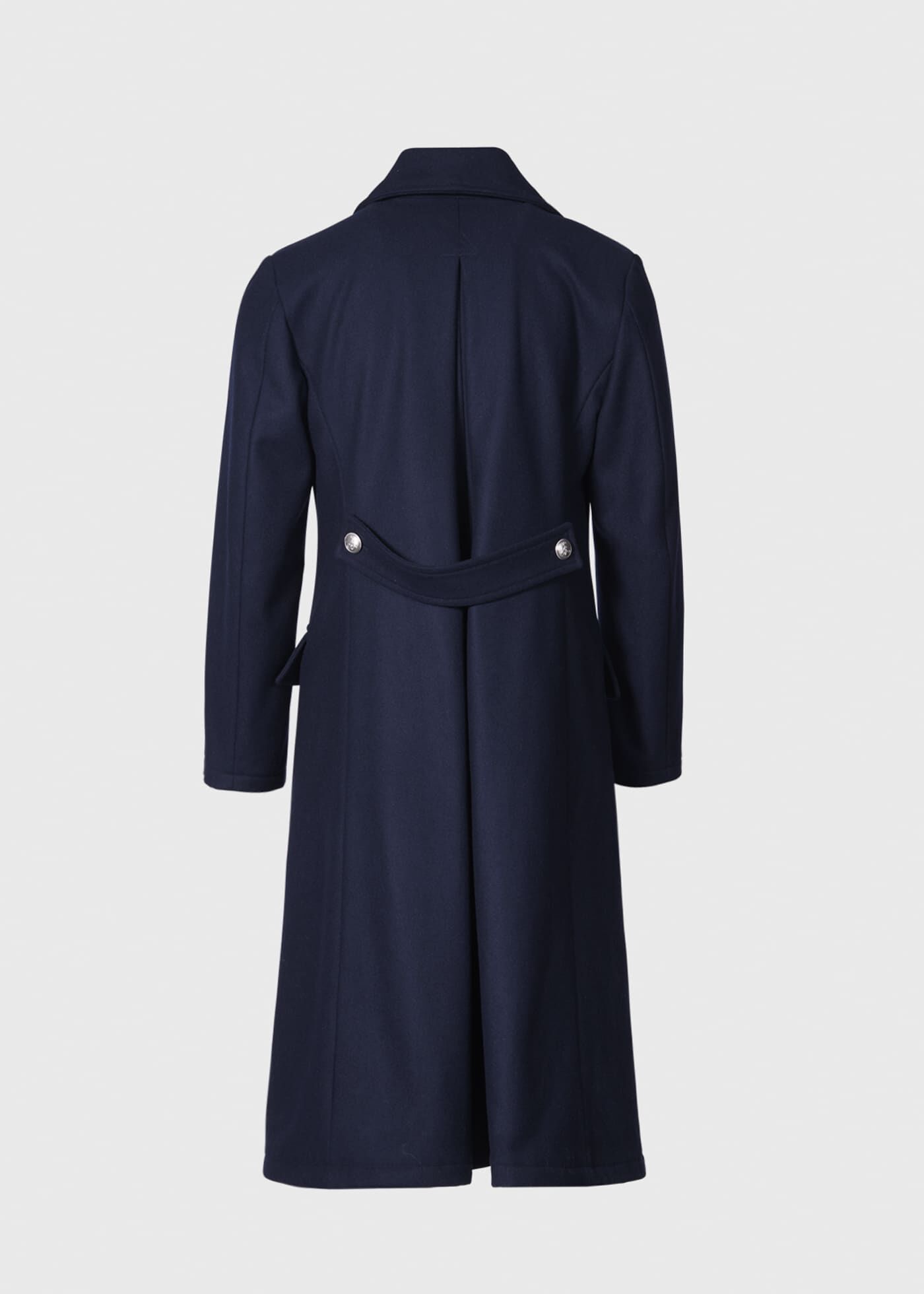 Double Breasted Military Long Coat