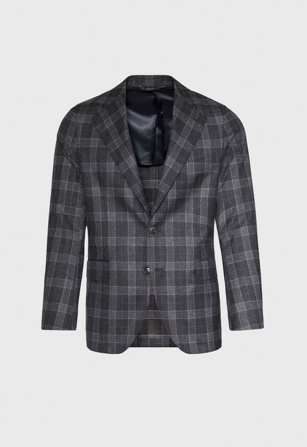 Paul Stuart Grey Plaid Wool Suit, image 4