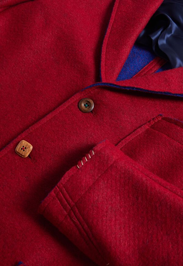 Paul Stuart Wool Knit Raw Edge Jacket, image 3