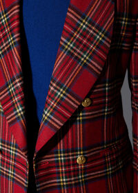 Paul Stuart Plaid Double Breasted Dinner Jacket, thumbnail 3