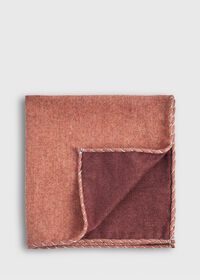Paul Stuart Solid Pocket Square with Contrast Border Stitch, thumbnail 1
