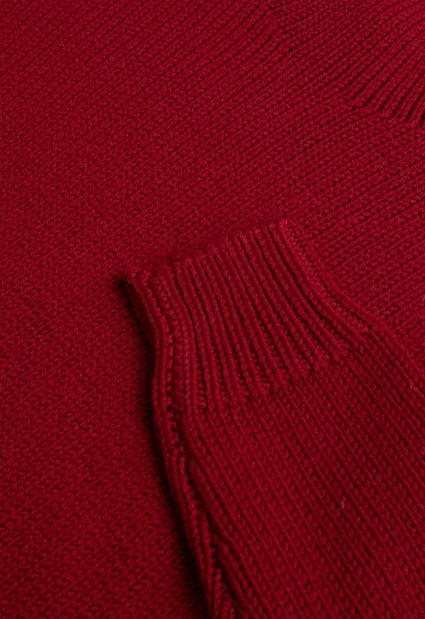 Paul Stuart Solid Color Mock Neck Sweater, image 2