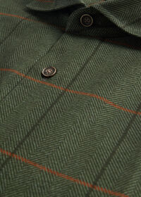 Paul Stuart Brushed Cotton Plaid Sport Shirt, thumbnail 2