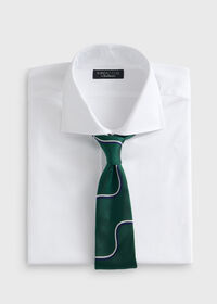 Paul Stuart Silk Deco Wave Tie, thumbnail 2