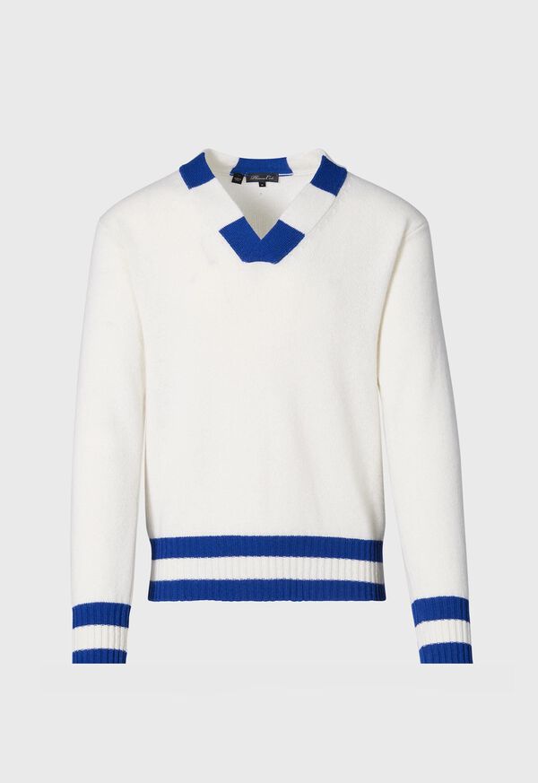 Paul Stuart Cashmere Cricket Sweater, image 1