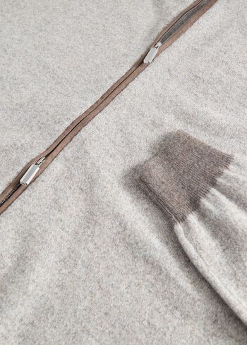 Paul Stuart Cashmere Full-Zip Cardigan