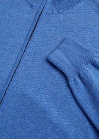 Paul Stuart Lightweight Cashmere Full Zip Cardigan, thumbnail 2