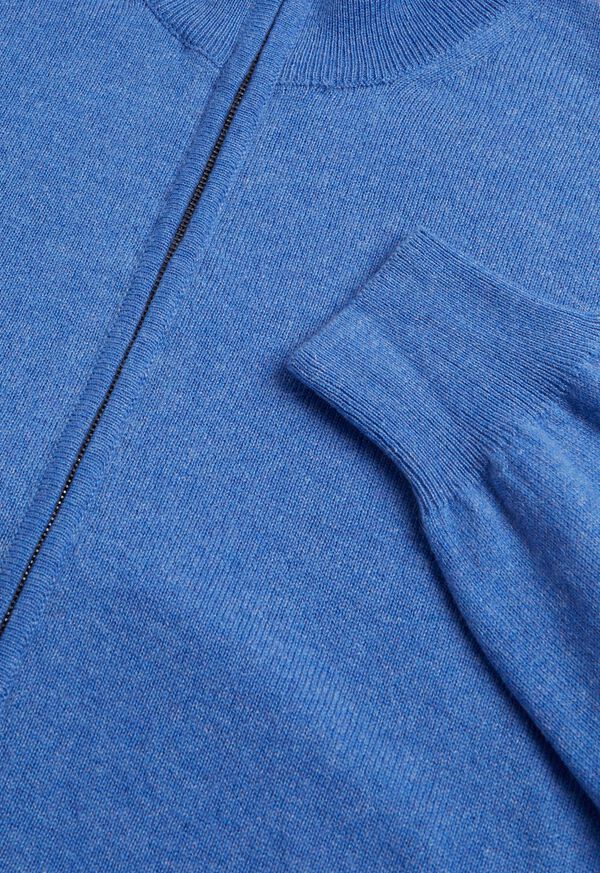 Paul Stuart Lightweight Cashmere Full Zip Cardigan, image 2