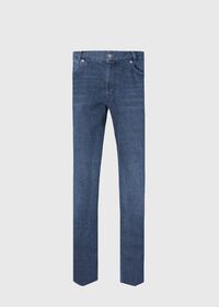 Paul Stuart Five Pocket Cotton and Cashmere Denim Pant, thumbnail 1