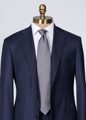 Paul Stuart Woven Silk Micro Deco Tie