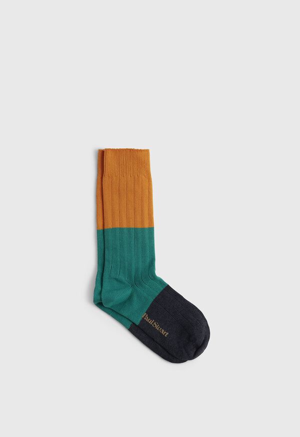 Paul Stuart Color Block Sock, image 1