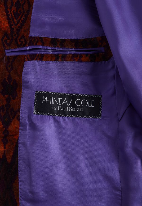 Paul Stuart Printed Cotton Velvet Jacket, image 4