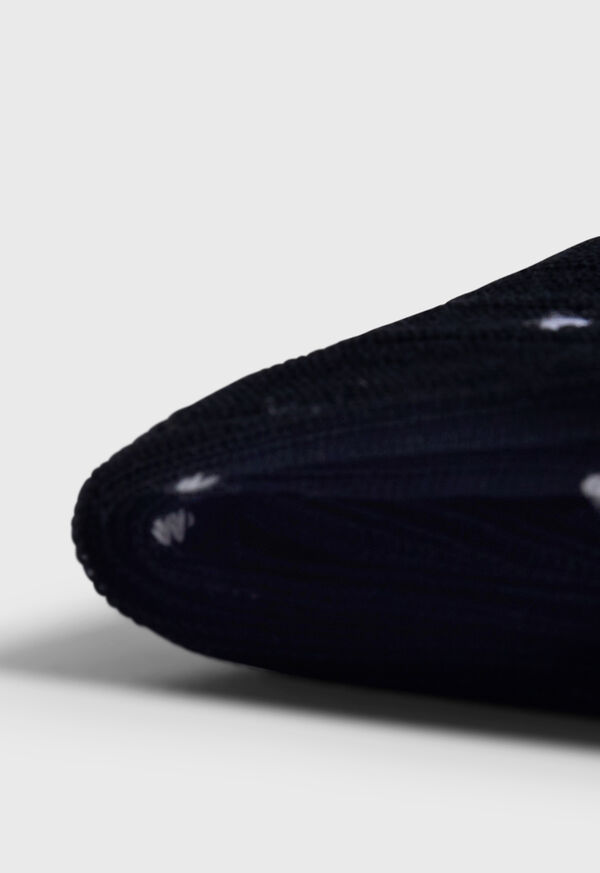 Paul Stuart Ribbed Cotton Dot Dress Sock, image 2