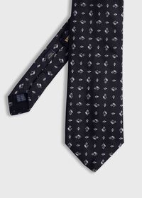 Paul Stuart Woven Silk Diamond Deco Tie, thumbnail 1