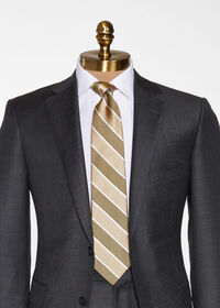 Paul Stuart Stripe Satin Tie, thumbnail 2