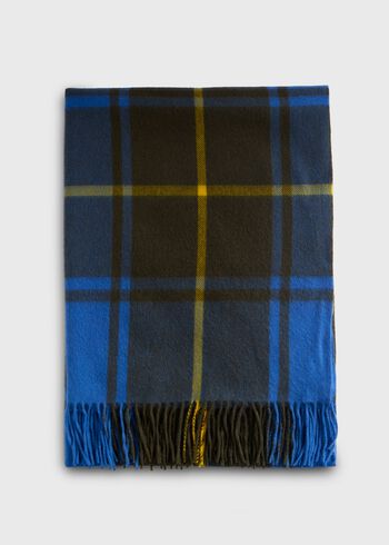 Paul Stuart Woven Cashmere Plaid Scarf