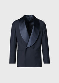 Paul Stuart Double Breasted Satin Shawl Lapel Tuxedo, thumbnail 4