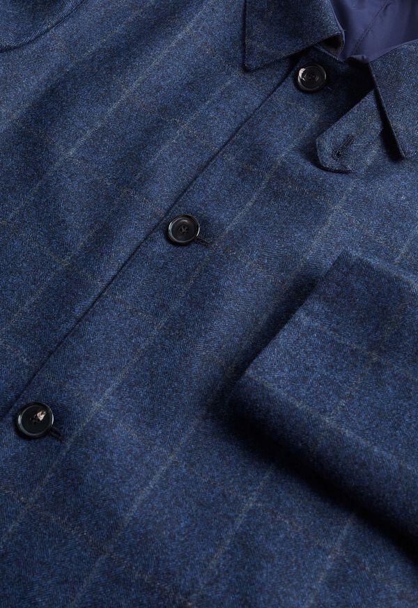 Paul Stuart Reversible Wool Raincoat, image 4