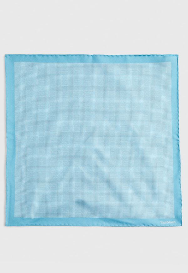 Paul Stuart Reversible Silk Plaid Pocket Square, image 2