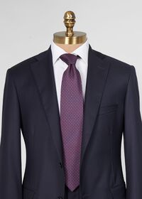 Paul Stuart Printed Silk Micro Medallion Tie, thumbnail 2