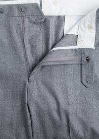 Paul Stuart Grey Super 120s Flannel Pant, thumbnail 2