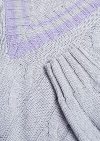 Paul Stuart Cable Tennis Sweater, thumbnail 3
