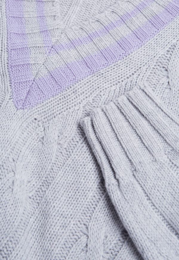 Paul Stuart Cable Tennis Sweater, image 3