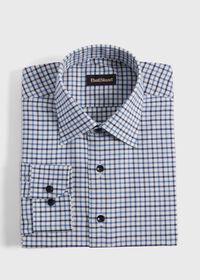 Paul Stuart Cotton Flannel Check Sport Shirt, thumbnail 1