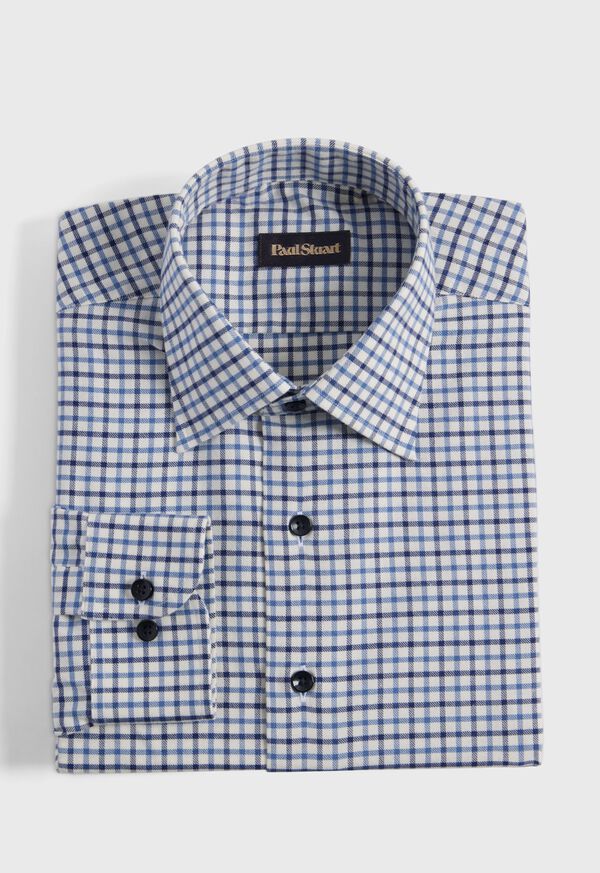 Paul Stuart Cotton Flannel Check Sport Shirt, image 1
