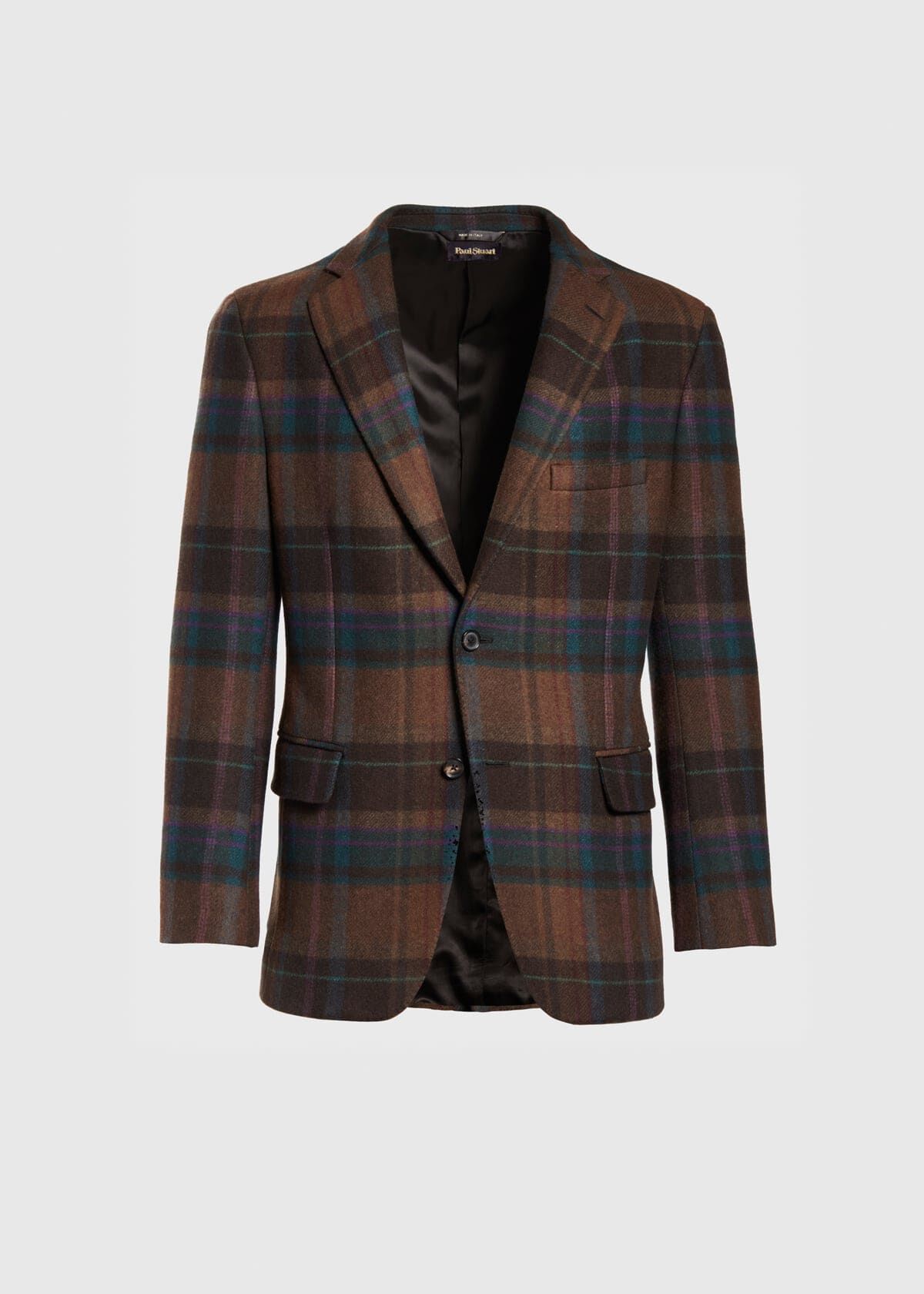 Soft Shoulder Wool Blend Sport Jacket