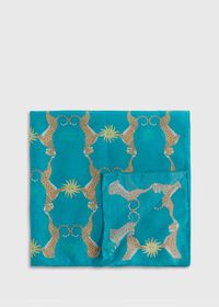 Paul Stuart Cotton/Silk Tiger Print Bandana, thumbnail 1
