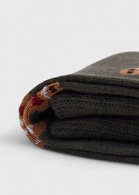 Paul Stuart Gingerbread Motif Sock, thumbnail 2