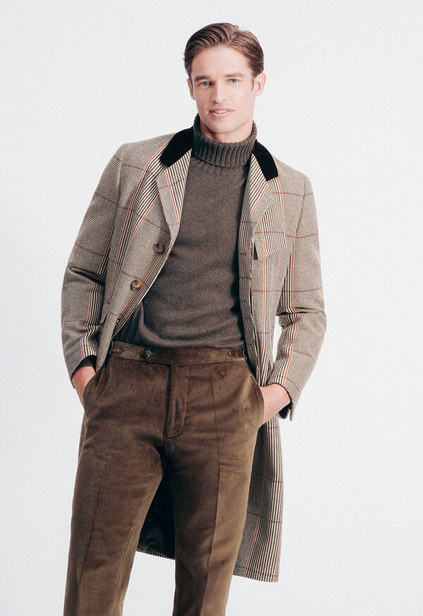 Paul Stuart Russel Plaid Overcoat, image 2