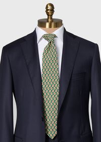 Paul Stuart Printed Madder Silk Tossed Pine Tie, thumbnail 2